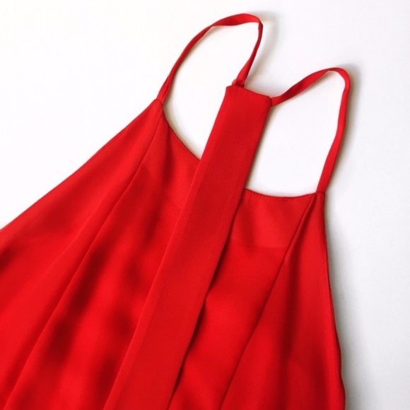 Club Monaco Dreya T-Back Dress in Red - Picture 2 of 5